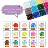450Pcs 15 Colors Transparent Acrylic Beads TACR-YW0001-56-2