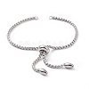 Tarnish Resistant Adjustable 304 Stainless Steel Slider Bracelets Making LS-STAS-T050-030P-3
