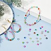 DIY Baking Paint Crackle Glass Beads Stretch Bracelet Making Kits DIY-PH0004-54C-8