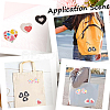 6Pcs 3 Styles Heart Hotfix Rhinestone Patches DIY-GF0010-05-5