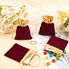 Rectangle Velvet Jewelry Pouches Bags TP-BBC0001-09A-02-4