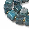 Natural Apatite Beads Strands G-G053-B18-04-4