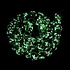 Luminous Handmade Glod Sand Lampwork Beads Strands LAMP-B028-03Q-10mm-4