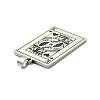 Non-Tarnish 201 Stainless Steel Pendants STAS-A055-01P-3