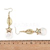 Teardrop Natural Trochid Shell/Trochus Shell Dangle Earrings EJEW-JE07165-4
