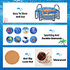 5D DIY Diamond Painting Cup Mat Kits DIY-TAC0021-09C-37