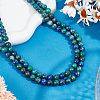2 Strands Natural Chrysocolla and Lapis Lazuli Beads Strands G-GO0001-38A-4