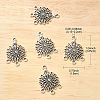 Tibetan Style Alloy Chandelier Components Links TIBE-YW0001-52-4