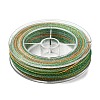 30M Gradient Color Round PET Waxed Thread OCOR-F018-02B-1