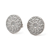 Non-Tarnish 304 Stainless Steel Stud Earring Cabochon Settings EJEW-I281-11P-1