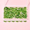 100Pcs Spray Painted Transparent Glass Beads GLAA-FS0002-04-8