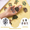 Biyun DIY Monstera Leaf Dangle Earring Making Kits DIY-BY0001-38-4