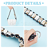 Marble Pattern Acrylic Beaded Bag Straps DIY-WH0304-351-4