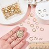 120Pcs 4 Styles 304 Stainless Steel Split Rings STAS-ME0002-61-3