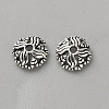Retro 925 Sterling Silver Bead Caps LS-STER-WH0007-17C-AS-1