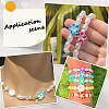100Pcs Handmade Polymer Clay 3D Flower Plumeria Beads CLAY-SC0002-48A-7