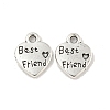 Tibetan Style Zinc Alloy Charms TIBEP-R334-316AS-RS-1