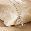 Stainless Steel Color Stainless Steel Pendant Necklace GF1493-02-1