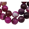 Natural Striped Agate/Banded Agate Beads X-AGAT-10D-1