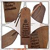 Cowhide Leather Labels AJEW-WH0386-0038-4