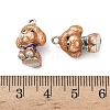 Alloy Enamel Pendants ENAM-F156-07P-03-3