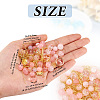 3 Sets 3 Styles DIY Lampwork Beads & Alloy Pendant & Link & Bead Caps Jewelry Findings Kits DIY-TA0011-60-3