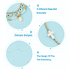ARRICRAFT 3Pcs 3 Style Rosary Bracelets Set with Virgin Mary Charm BJEW-AR0001-04-4