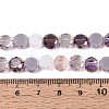 Electroplate Glass Beads Strands X-EGLA-N022-03A-A02-4