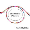 Natural Freshwater Pearl Bead Braided Bead Bracelets LS-JH8725-1-3
