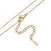 304 Stainless Steel Cable Chains Necklace for Men Women X-NJEW-N050-A03-G12-2