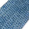 Dyed Imitation Gemstone Glass Beads Strands GL-Z001-03B-11-1
