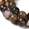 Dyed & Heated Natural Fire Crackle Agate Beads Strands G-P539-B01-04-4
