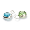 Faceted Glass Charms KK-F826-05P-3