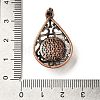 Natural Red Jasper Pendants G-H065-02R-22-3