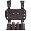 Retro PU Leather Magic Potions Belt Pouch Waist Bags AJEW-WH20009-43-1