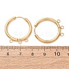 304 Stainless Steel Huggie Hoop Earring Findings STAS-D183-03D-G-2