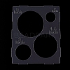 11 Holes Collapsible Plastic Balloon Sizer Box LS-TOOL-WH0119-25-2