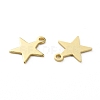 Brass Charms KK-H739-01B-G-2