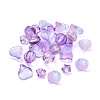 Electroplate Transparent Glass Beads EGLA-L027-D06-1