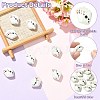 8Pcs Handmade Porcelain Beads PORC-CJ0001-32-3