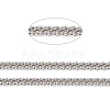 Tarnish Resistant 304 Stainless Steel Cuban Link Chains CHS-K016-03C-P-4