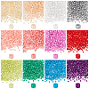 12Bags 12 Colors Opaque Glass Round Seed Beads GLAA-PH0003-32-1