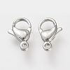 304 Stainless Steel Lobster Claw Clasps X-STAS-S066-9mm-15-2