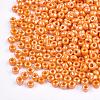 DIY Craft Beads 8/0 Opaque Colors Lustered Round Glass Seed Beads X-SEED-A012-3mm-130-2