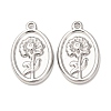 304 Stainless Steel Pendants STAS-I358-12P-09-1