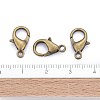Antique Bronze Alloy Lobster Claw Clasps X-E105-NFAB-5