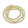 Cubic Zirconia Beads Strands G-F596-48C-2mm-2