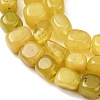 Natural Korea Olive Jade Nuggets Beads Strands G-T150-A02-02-3