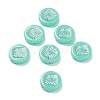 Opaque Acrylic Beads OACR-G016-07D-1