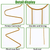 4Pcs 4 Styles Iron Flower Plant Supports FIND-CN0001-62B-5